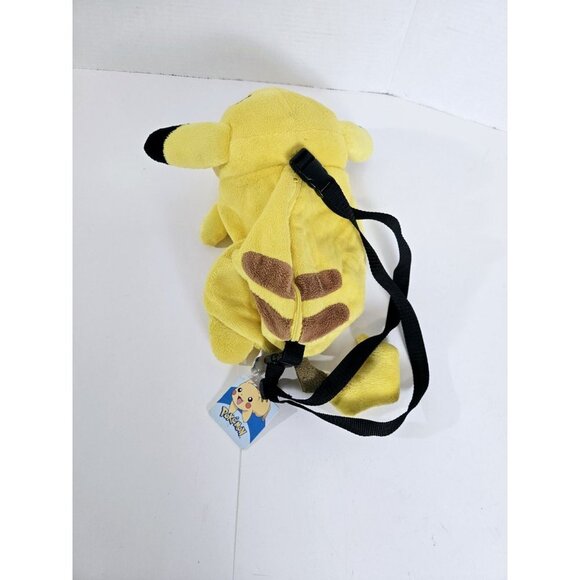 Pokémon Pikachu Plush Backpack Bag 2007 NWT Vintage Tongue Out - Picture 4 of 8